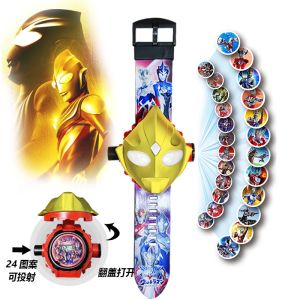 Đồng Hồ Điện Tử Chiếu Sáng Hoạt Hình Cho Trẻ Em Phiên Bản Ultraman Đồ Chơi Chiếu Sáng Bằng Nhựa Không Hỗ Trợ Thông Minh Dành Cho Cả Nam Và Nữ