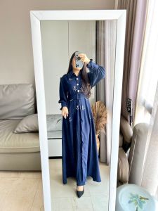 GAMIS MUSLIMAH PAYET CRINKEL IMPORT 7910 MV