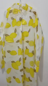 Jas Hujan Korea Model Terusan Trendy Lemonade Best Seller RA 06