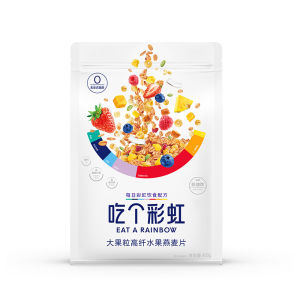 Rainbow Oats Fruit Instant Cereal No Added Sugar Yogurt Ready Breakfast Grains Five Grain Mill House 400g Packaged