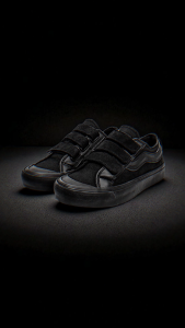 SABA Veloz Falco All Black - Velcro Sepatu Sneakers Casual Pria Wanita Original 100% - VLZ 02