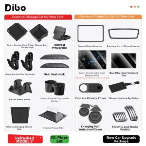 DIBOCHEPIN | Car Rear Seat Hooks for Tesla