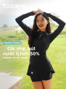 toswim | Đồ Bơi Nữ Thời Trang Chống Nắng Che Bụng Tay Dài Size Lớn