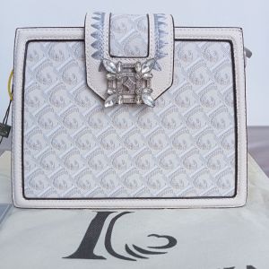 Tas Bordir Elegan Shoulder Warna Kalem Wanita Dewasa Brand L kd 31