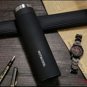 BIZE | Stainless Steel Insulated Cup Dual Drink Straw Coffee Portable