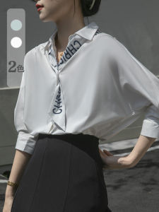 Design Sensation Womens Shirt Summer 2025 Anti-Wrinkle Bubble Sleeve Midi Length Casual Chic Polyester Fiber Pure Color Polo Collar