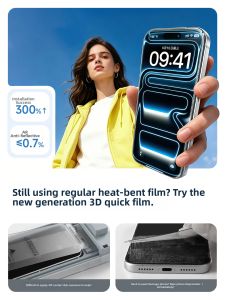 YUSHAN | Full Coverage AR Anti-Reflection 3D Curved Tempered Glass Screen Protector