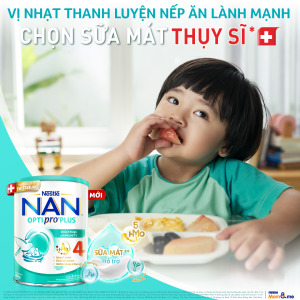 [CHỈ 18-29.12 QT Đơn 599K/999K]  Sữa bột Nestlé NAN OPTIPRO PLUS 4 với 5HMO xuất xứ Thụy Sĩ - Hộp 1500g cho bé từ 2 - 6 tuổi - Sữa công thức dinh dưỡng cho trẻ giúp hỗ trợ tiêu hóa đề kháng trí não và phát triển toàn diện