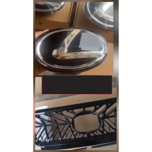 LEXUS GX470 TOYOTA HARRIER RX330 RX300 XU30 2003-2009 FRONT BUMPER GRILL GRILLE GLOSS BLACK SPEC