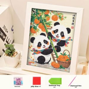 DIANDIANHUA | Panda Auspiciousness DIY Diamond Sticker Picture