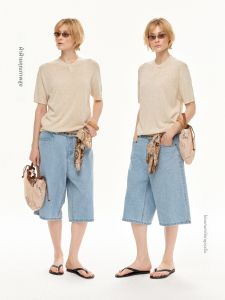 MADWITCH | Casual Comfort Slim Fit Denim Capris