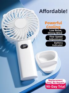 WENWEI | Portable Quiet Mini Fan with Long Battery Life USB Charging