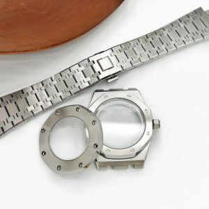 OIMG | Rose Gold 41MM Sapphire Glass Case WatchBand for Oak NH35 NH36 NH70 Automatic Movement Watch Hands Fits 31.5-31.8mm Watch Dial