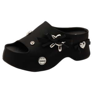 LANKAMO | Elevated Thick Heel Sandals New 2025 Korean Style Round Toe Womens Outdoor Summer Slip-On Shoes Breathable Comfortable High Heels