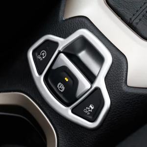 For Jeep Renegade BU 2015 2016 2017 2018 2019 2020 2021 2022 2023 2024 2025 ABS Car Hand Brake Button Panel Trim Cover Sticker