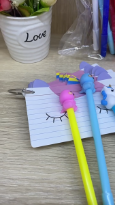 Geetoy 12PCS Cute Gel Pets Pens Characters Cute and Creative Stationery Kawaii Animated