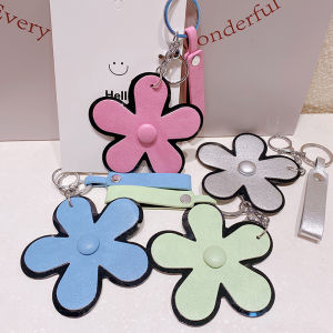 Cute Flower Keychain PU PVC Bag Charm Floral Key Ring Handbag Backpack Pendant Gift for Women⚡PH deliveryIn stock⚡