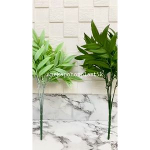 Tanaman Hias Daun Exo Terra Silk X5 Latex Artificial Dekorasi Pajangan Ruangan Rumah Aesthetic