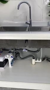 Three-way Drain Pipe for Dishwasher and Water Purifier