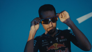Koo HYPE Performance Sports Sunglasses - Blue / Silver / Red Mirror Lens - Red Bull BORA hansgrohe Team Edition