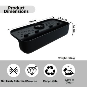 Splashproof Drainage and Storage Shelf