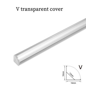 1-30pcs/Lot perfil aluminio led Corner Aluminium Profile Channel Holder for LED Strip Light Bar Cabinet Lamp Kitchen Closet