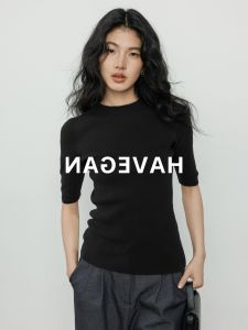 Gebaifu | Elegant Slimming Knit Top M-sleeve