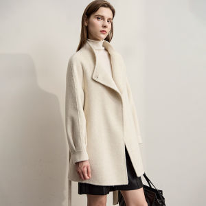 AMII | Wool Simple Style Winter Coat Women