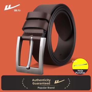 Warrior | Genuine Leather New Design Pin Buckle Mens Belt