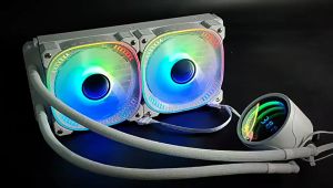 Coolmoon CPU Liquid Cooler ARGB 5V3P Intel AMD Temp Display Radiator Water Cooling Desktop PC Gaming