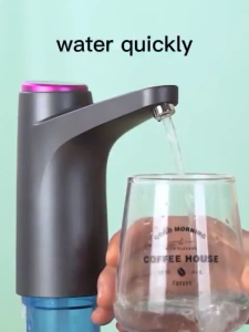 OOKAS Automatic Electric Water Dispenser Pump with 1200mAh Rechargeable Battery Portable Automatic Water Bottle Dispenser Pump USB Rechargeable Water Pump