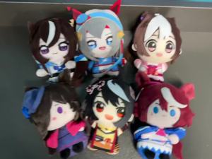 Kawaii Uma Musume Plush Toy Anime Pretty Rice Shower Character Merchandise Special Week Machico Toys Birthday Xmas Gift Home Dec