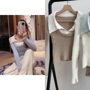 Atasan Two in One Kiyomi: Nyaman & Stylish