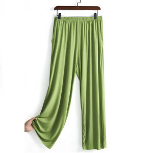Pure Cotton Extra-Large Wide-Leg Casual Pants for Women High-Waist Sleepwear Shorts Plus Size Comfortable Homewear