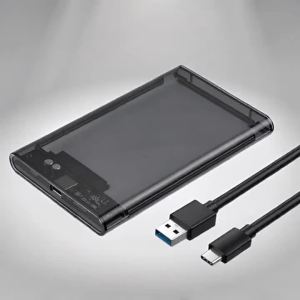 Universal 2.5 Inch External Solid State Drive SSD Enclosure Box for Notebook USB 3.0 Type-C Mechanical SATA Mobile Hard Disk