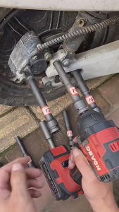 AMTECH Mata Sock Deep Impact Panjang 1/2 in Wrench Shock 8 10 mm Adapter Spanner Converter 12 14 mm