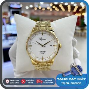 Đồng Hồ Nam Dây Thép Pafolina 5025M full box chống xước chống nước 5ATMbảo hành 36T