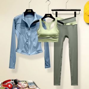 C.Cya Autumn Winter Yoga Suit Set Womens Gym Sports Quick Dry Professional Morning Run Long Sleeve Long Pants Yoga Wear