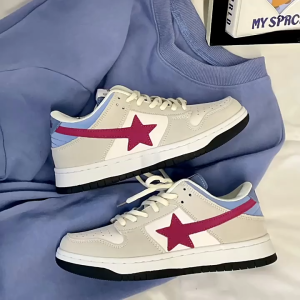 Giày bảng Phụ nữ 2022 Mùa thu Giày phụ nữ mới Giày Star Star Casuat Lovers Những người yêu thích giày nhỏ màu trắng giày mềm mại TF-Ame-VN