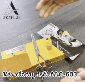 Kéo Cắt Tóc Tay Trái AKAFUJI LAC 603 SIZE 6.0 inches Thép Nhật Cao Cấp [HÀNG CHÍNH HÃNG] Bảo Hành 12 Tháng