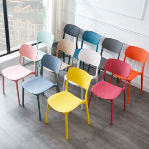 4/2/1Pcs 11Colors Chari Dinning Chair Kursi Plastik Modern Style Chair Kerusi Makan Murah