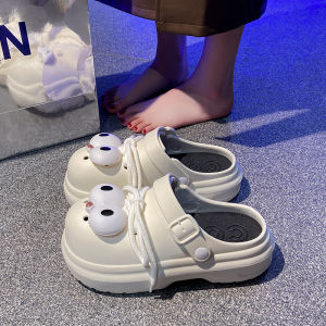 EVA Thick Bottom Slip-On Shoes Womens 2025 New Summer Outdoor Anti-Slip Odorless Medical Slippers Increased Height Sensation