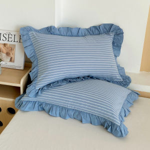 Cotton Pillowcase Lace Zipper
