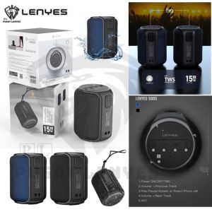 S805 - Speaker Lenyes Portable S-805 15w waterproof ipx6 wireless bluetooth hifi nfc stereo portable speaker extra bass ori