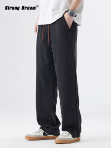 Black Light Tencel Mens Pants Summer American Style