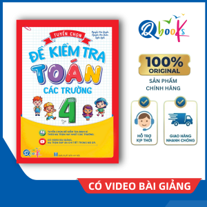 Sách - Tuyển chọn ĐKT - Toán Lớp 4 các trường (Qbooks)