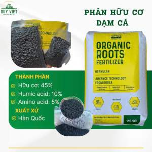 PHÂN ĐẠM CÁ HỮU CƠ [Chiết từ bao 25kg hàng chính hãng] ORGANIC ROOTS FERTILIZER - Dạng Viên tròn