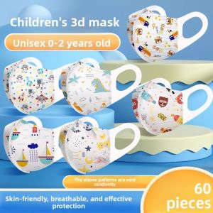MOLESHI | 3D Stereoscopic Childrens Mask for Infants Toddlers and Kids 1-3 Years and 8-12 Years