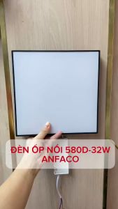 [Chín hàng] Đèn ốp trần nổi Anfaco AFC 580D-15W 22W 32W 40W trang trí bệnh viện trường họcnhà ở