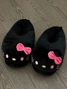 Dép Bông Dày Ấm Áp Mùa Thu Đông Có Gót Cho Nữ Dép Bông Nhung Lông Cừu Dễ Thương Cho Bé Gái Dép Bông Đế Mềm Cho Bé Gái